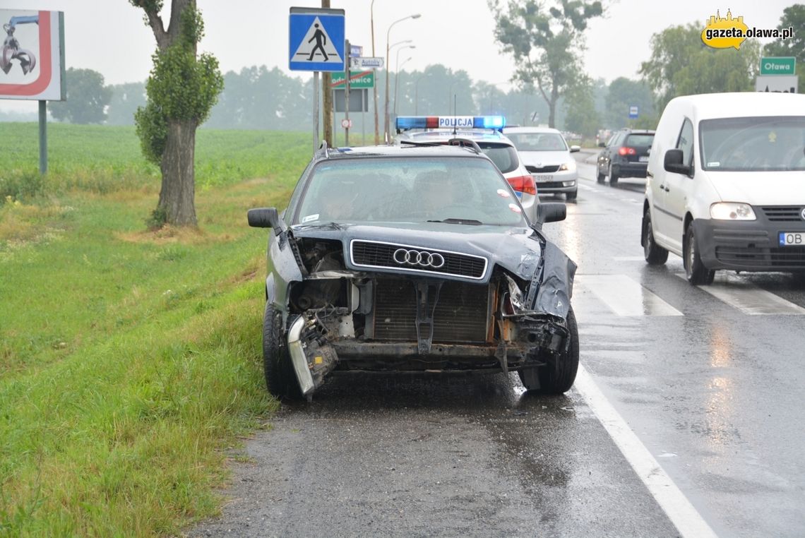 Nie ustąpiła pierwszeństwa, uderzyła w audi