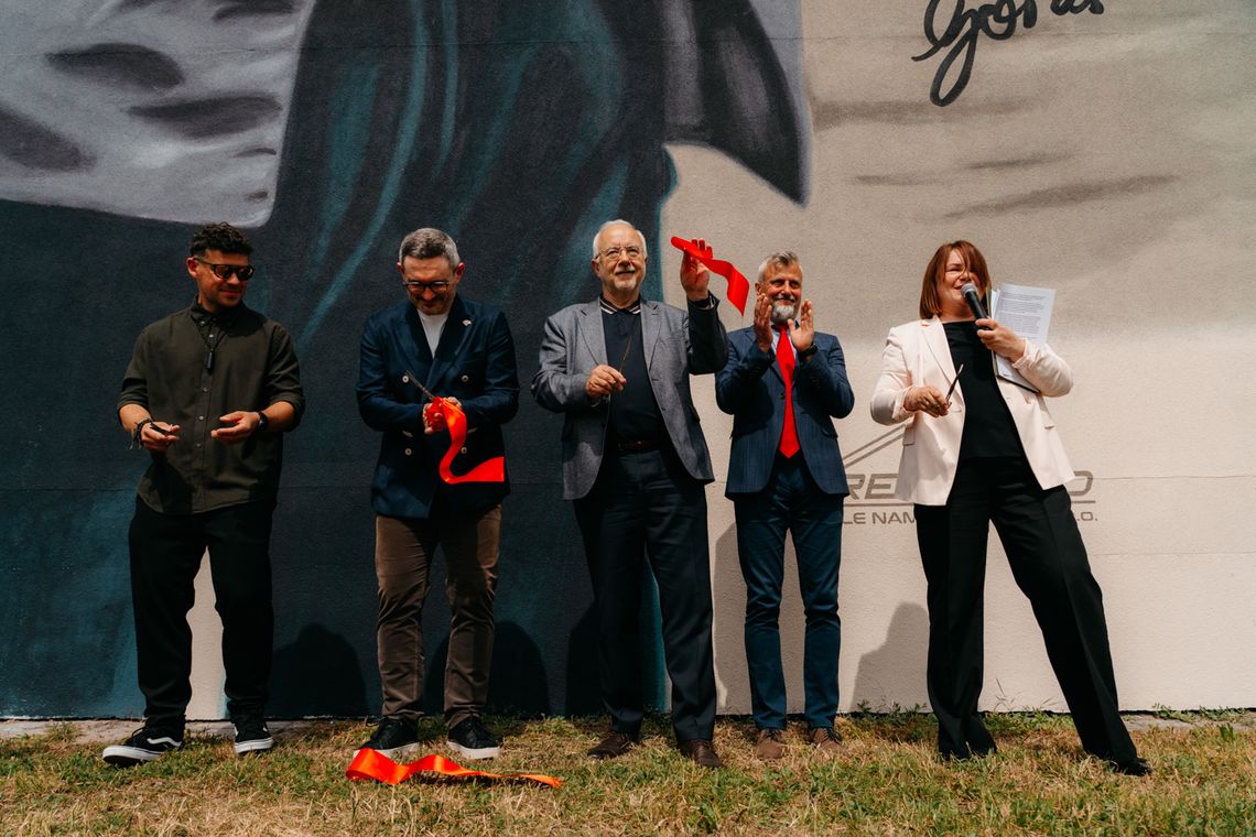 "Niech ten mural przypomina o sile kultury, historii oraz o ludziach, którzy ją tworzyli"