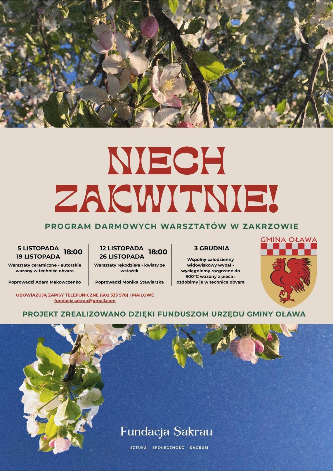 Niech "zakwitną" caramiczne wazony Niech "zakwitną" caramiczne wazony