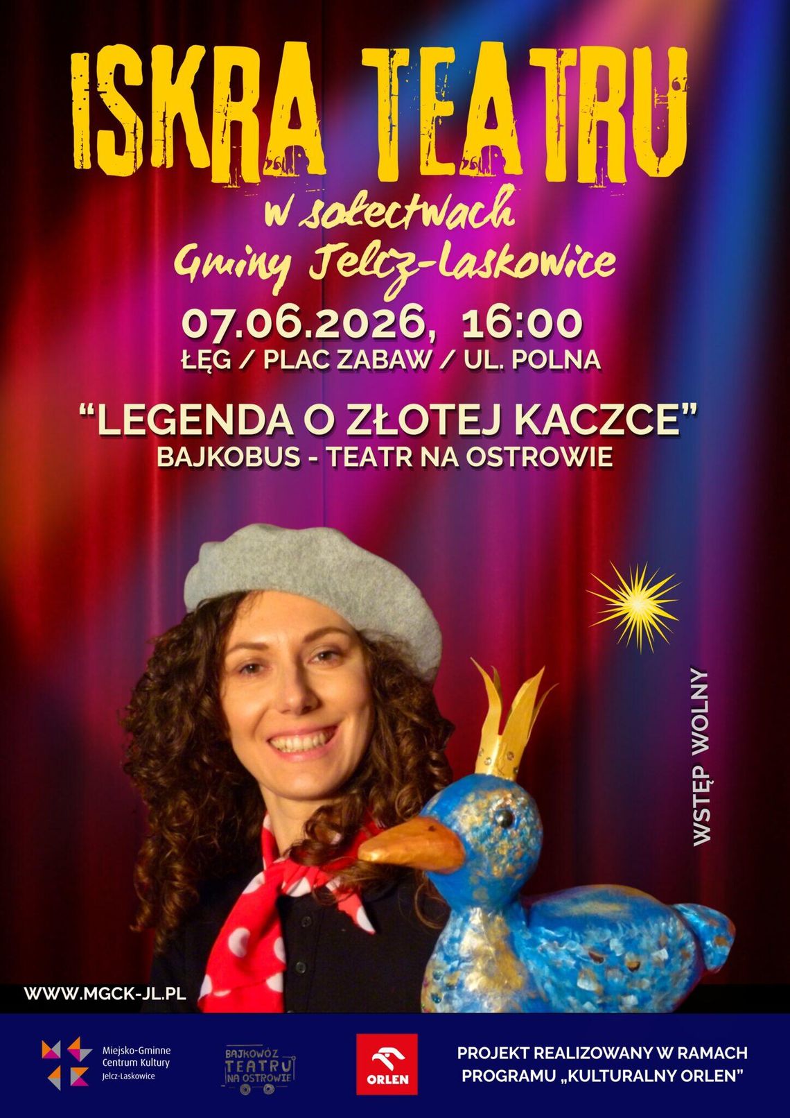 Niedziela - czas na "Iskrę Teatru" w Łęgu Niedziela - czas na "Iskrę Teatru" w Łęgu