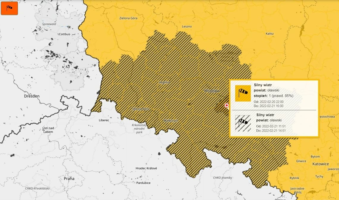 Niestety znów będzie wietrznie 