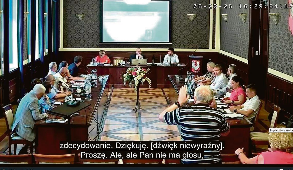 No sorry, to są nasi mieszkańcy i ich problem. Ale nie na sesji...