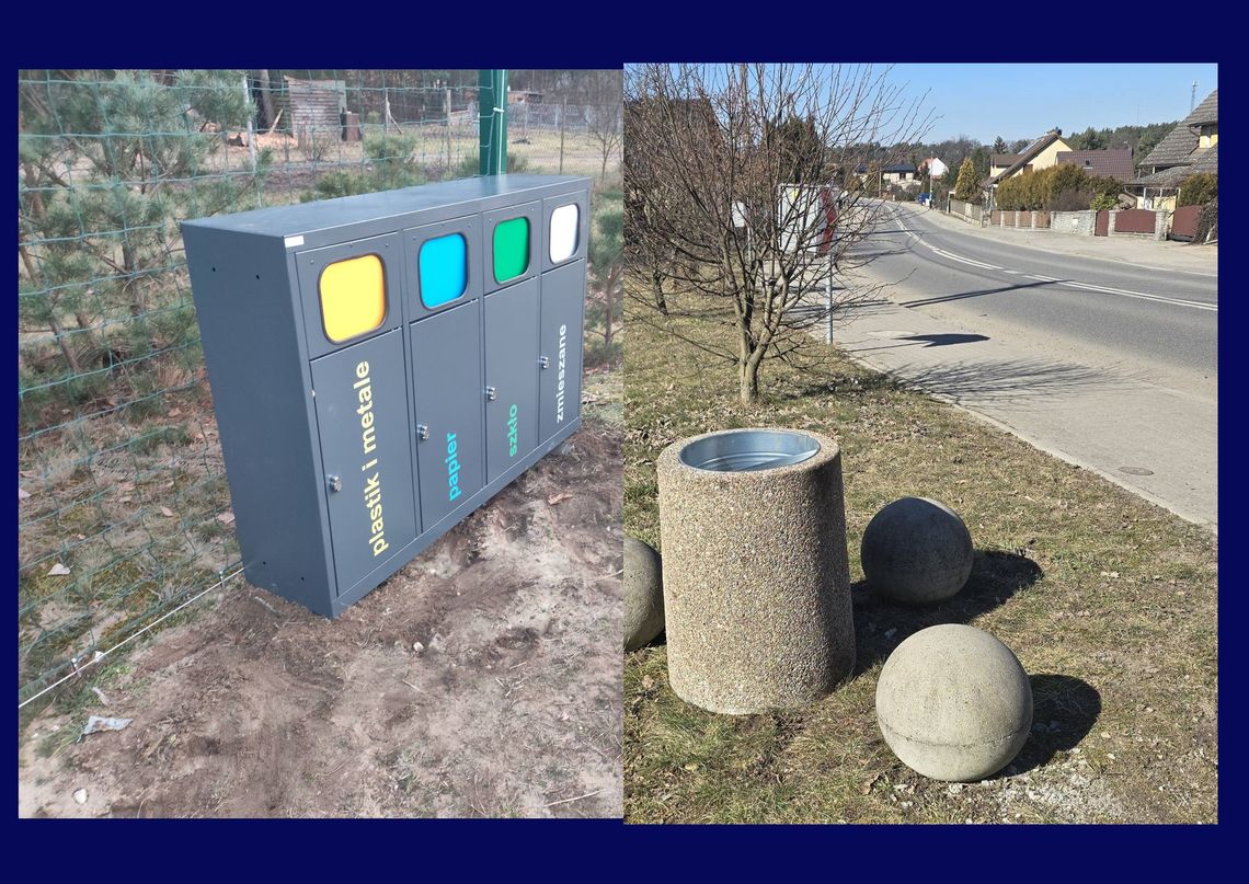 Nowe kosze, także do segregacji