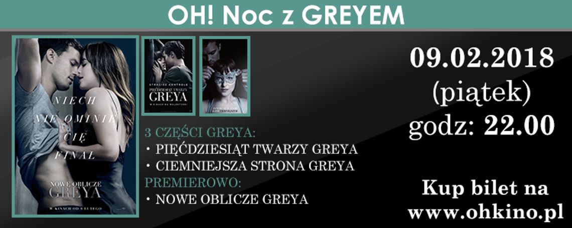 „Nowe oblicze Greya” od 9 lutego w OH Kino!