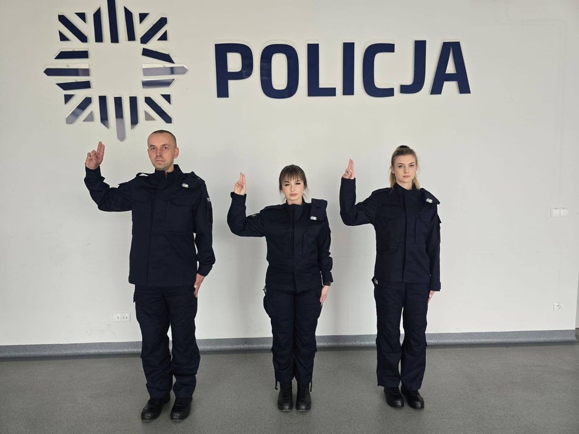 Nowi funkcjonariusze w Komendzie Powiatowej Policji Oława