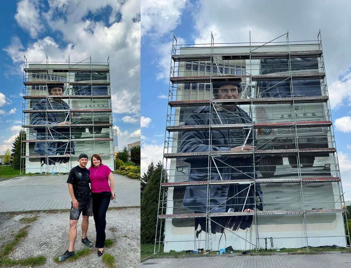 Nowy mural prawie gotowy