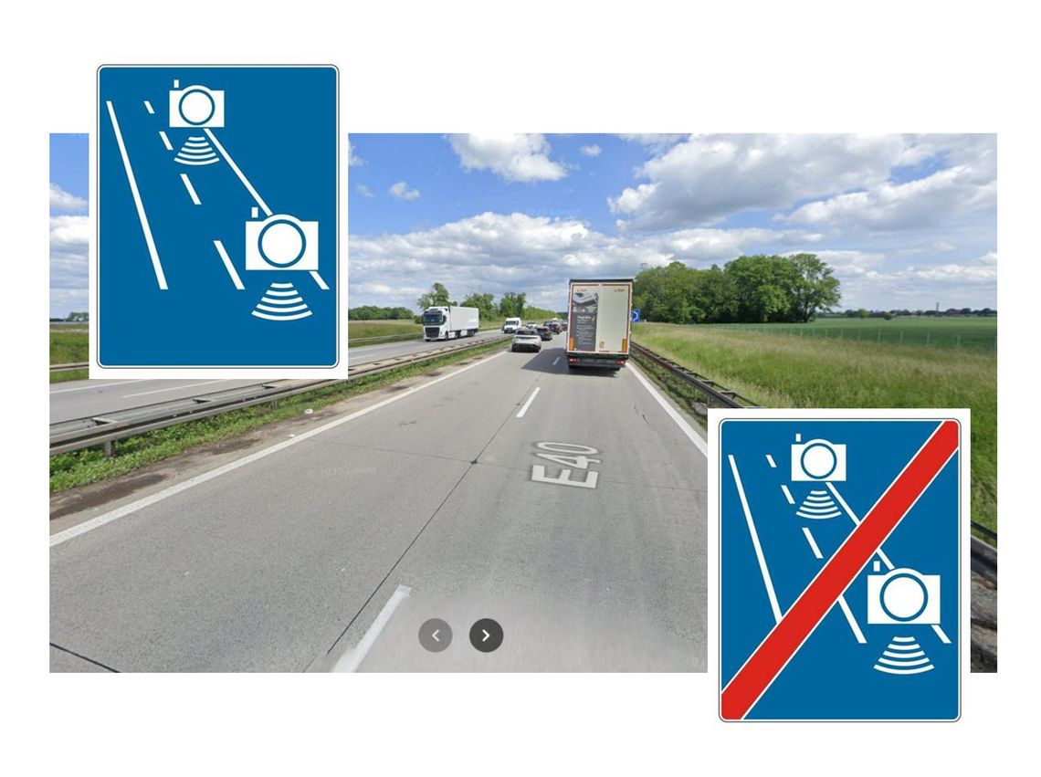 Nowy odcinkowy pomiar prędkości od dziś już się nie kryje