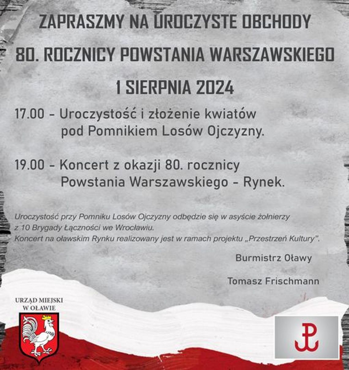 Obchody rocznicy Powstania Warszawskiego