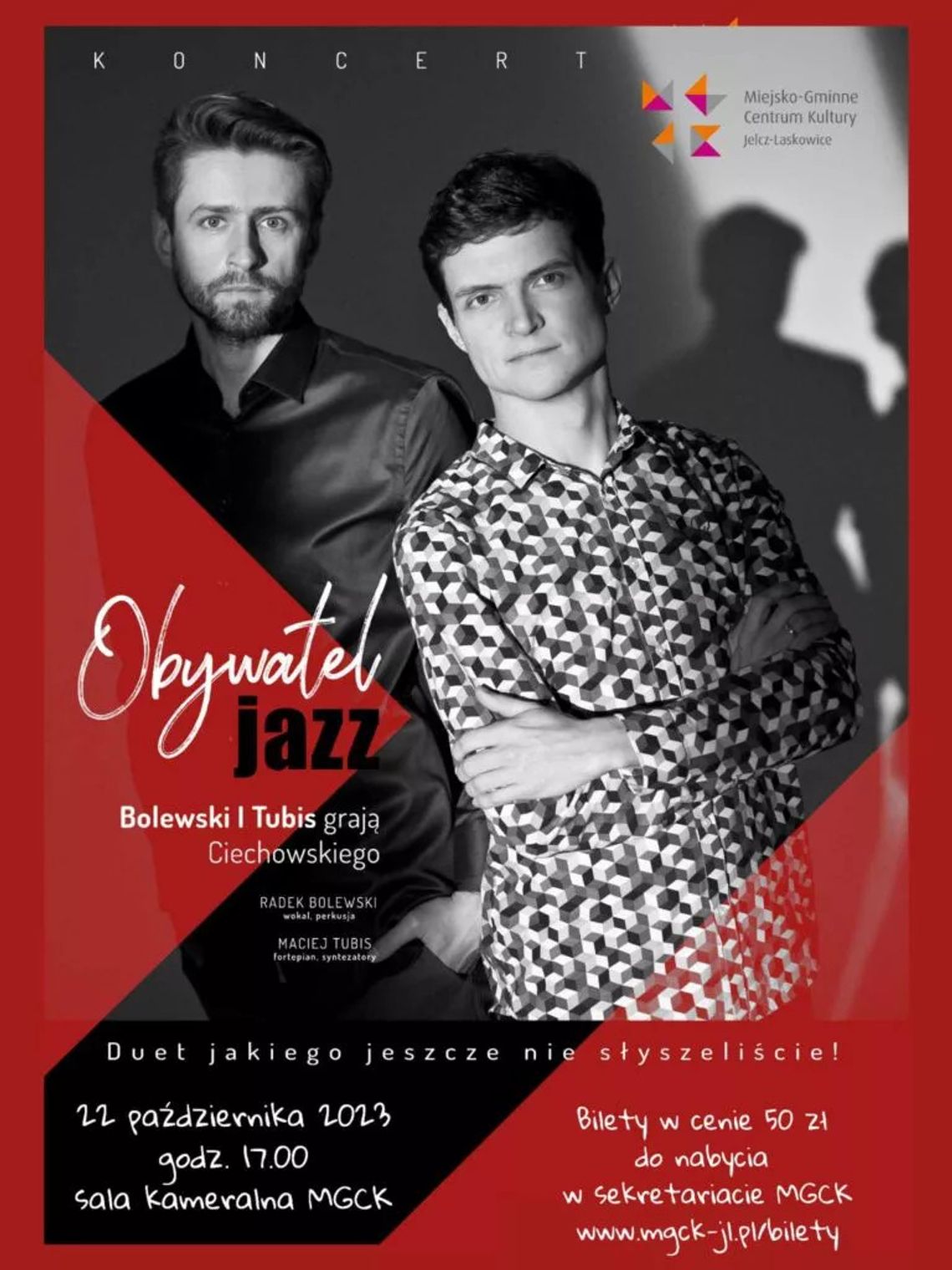 "Obywatel Jazz" - MGCK zaprasza na koncert