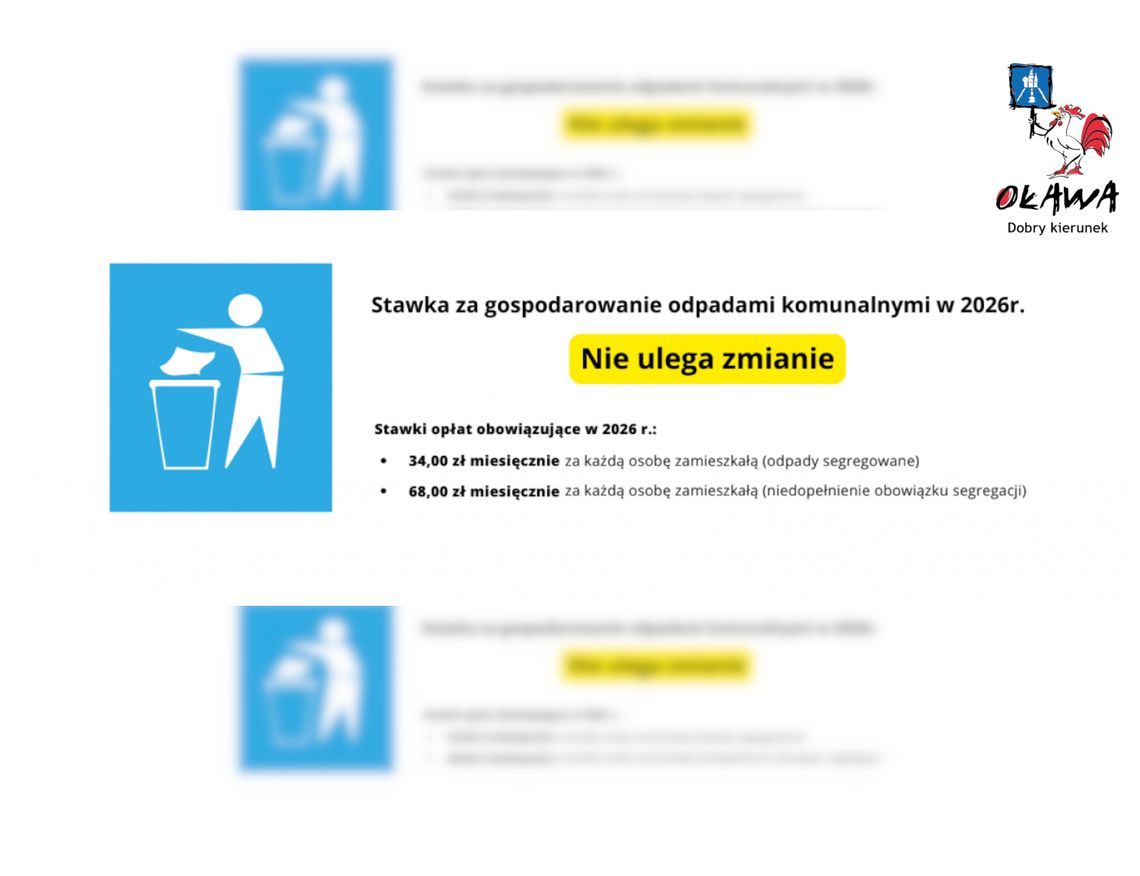 Od nowego roku mieszkańcy Oławy płacą tyle samo