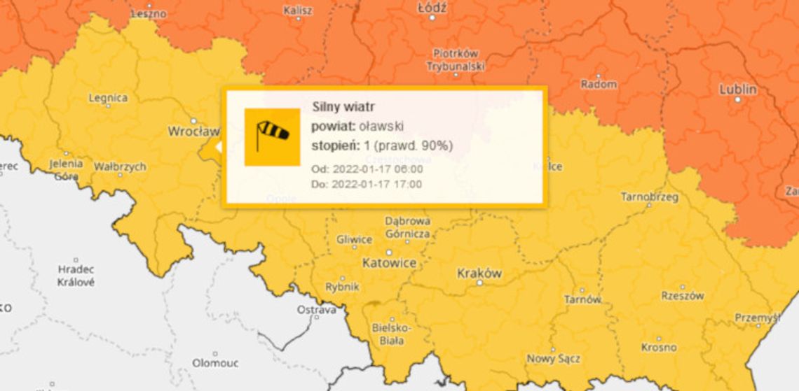 Od rana mocno powieje