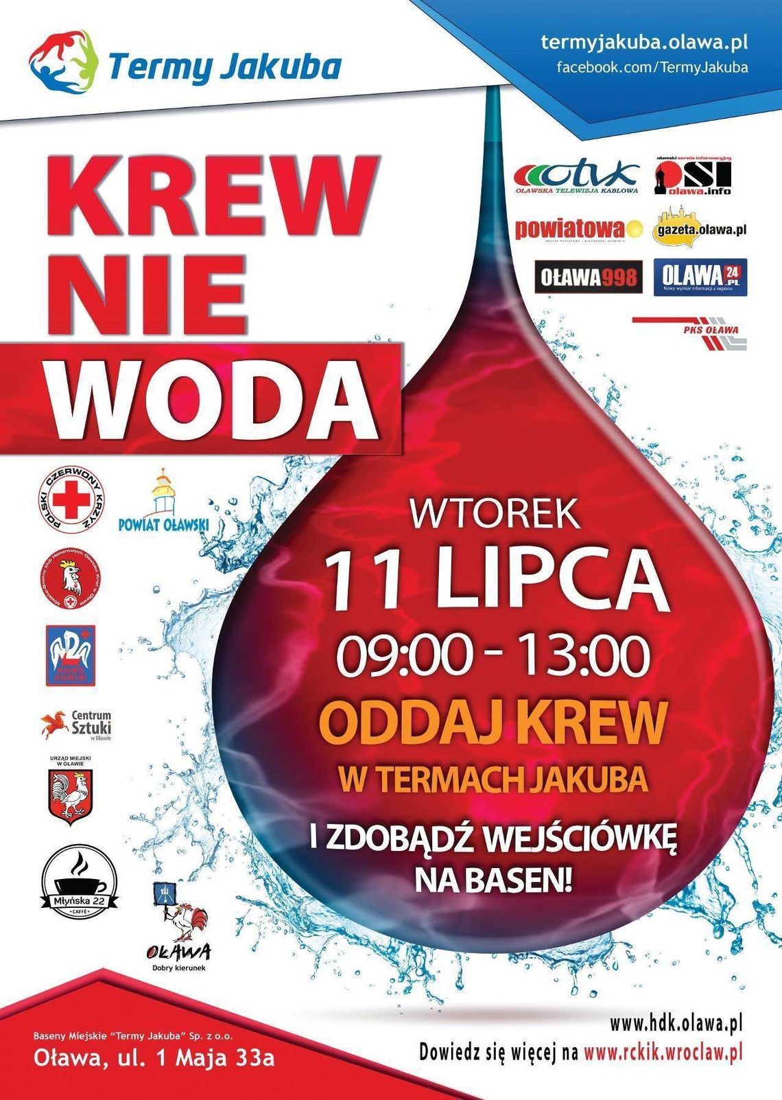 Oddaj krew w Termach Jakuba! Oddaj krew w Termach Jakuba!