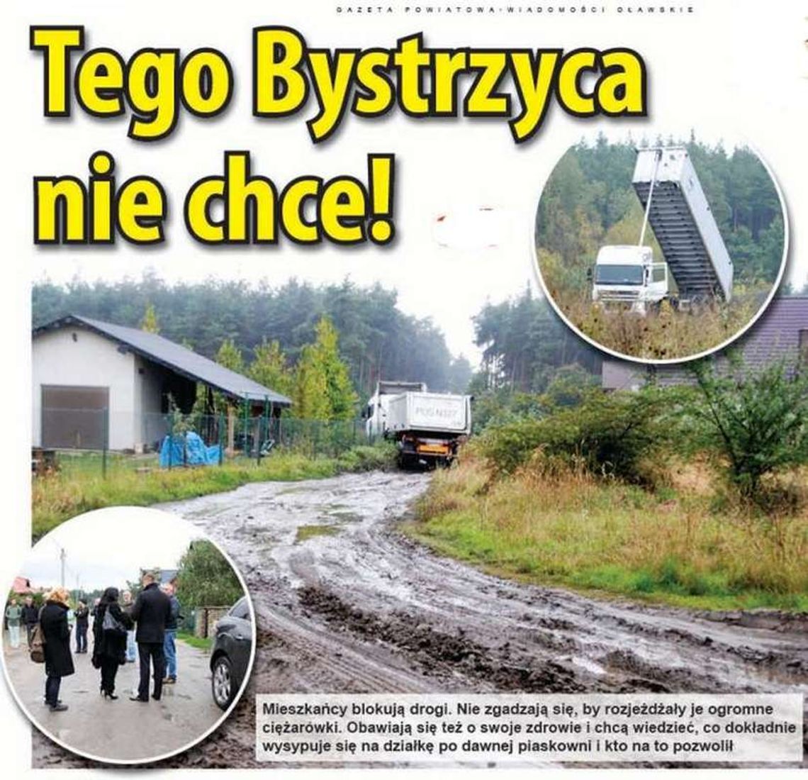 Odpady nawiezione do Bystrzycy trzeba usunąć Odpady nawiezione do Bystrzycy trzeba usunąć