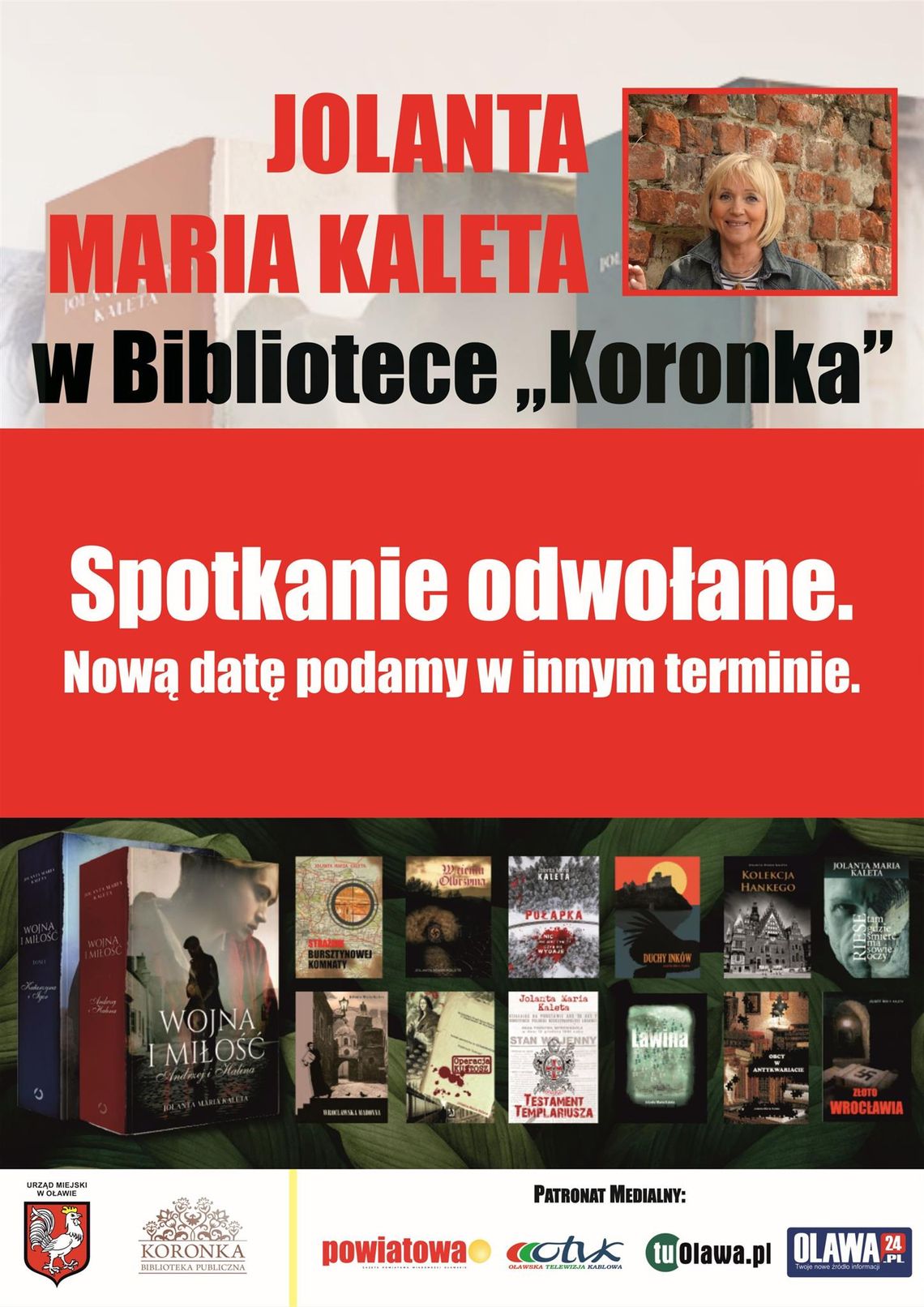 Odwołane spotkanie!