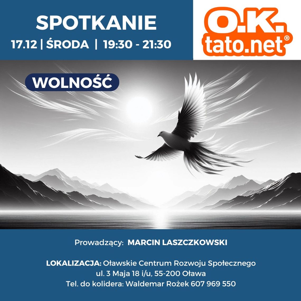 Ojcostwo a wolność. Grudniowe spotkanie Klubu Ojcostwo a wolność. Grudniowe spotkanie Klubu