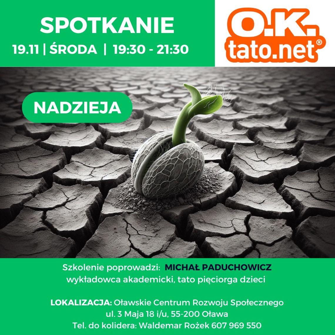 Ojcowie porozmawiają o nadziei