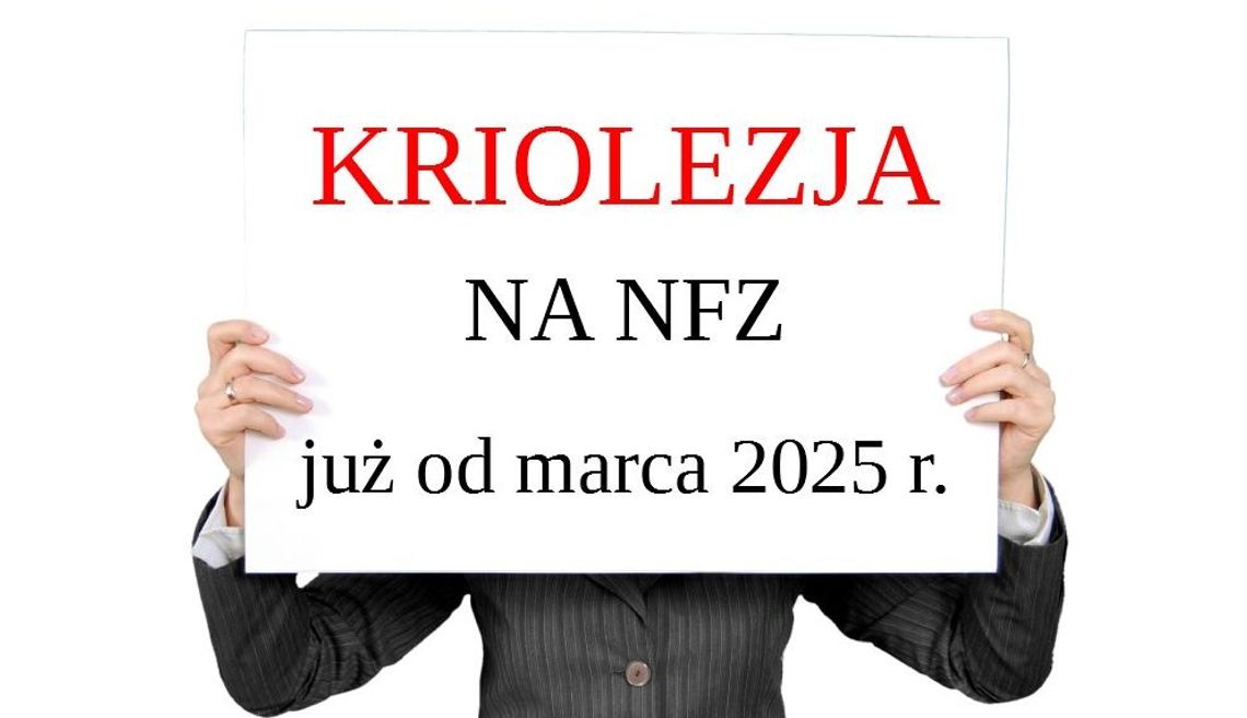 OŁAWA Kriolezja od marca. Bezpłatnie!