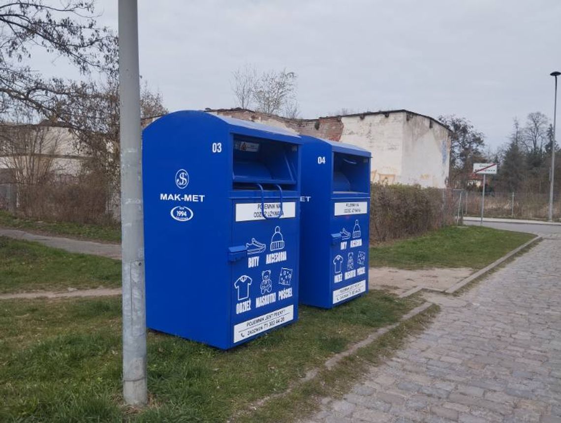 Oława ma nowe kontenery na odzież i tekstylia
