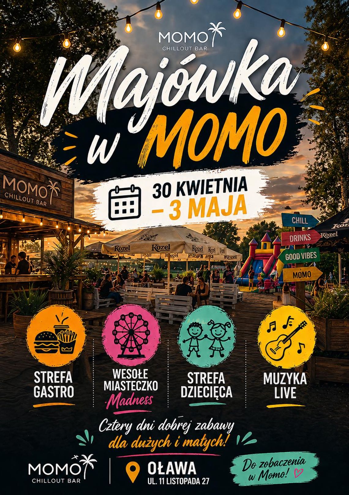 Oława. Majówka na Momo Chillout Bar
