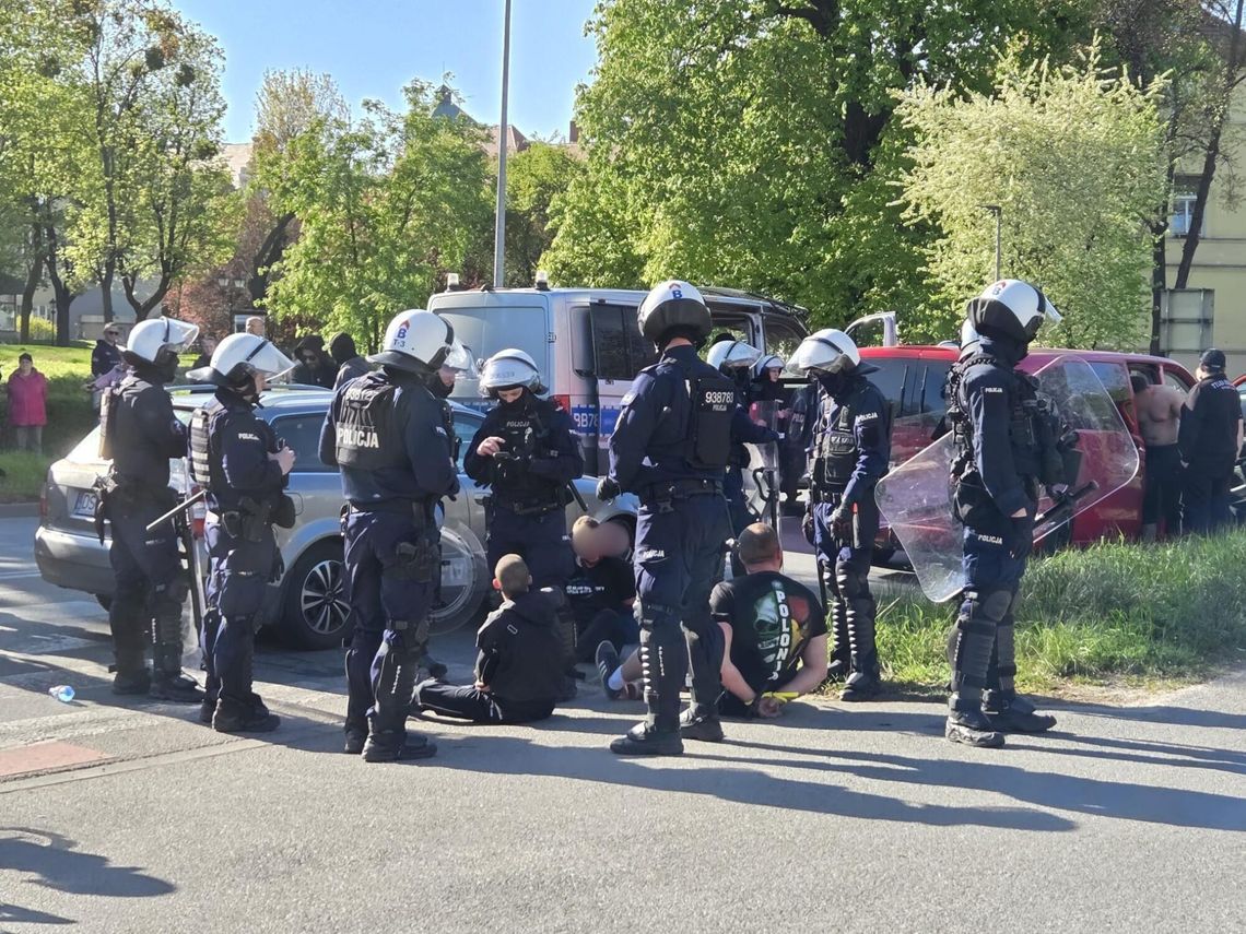 OŁAWA Po wczorajszej zadymie zatrzymano 14 pseudokibiców