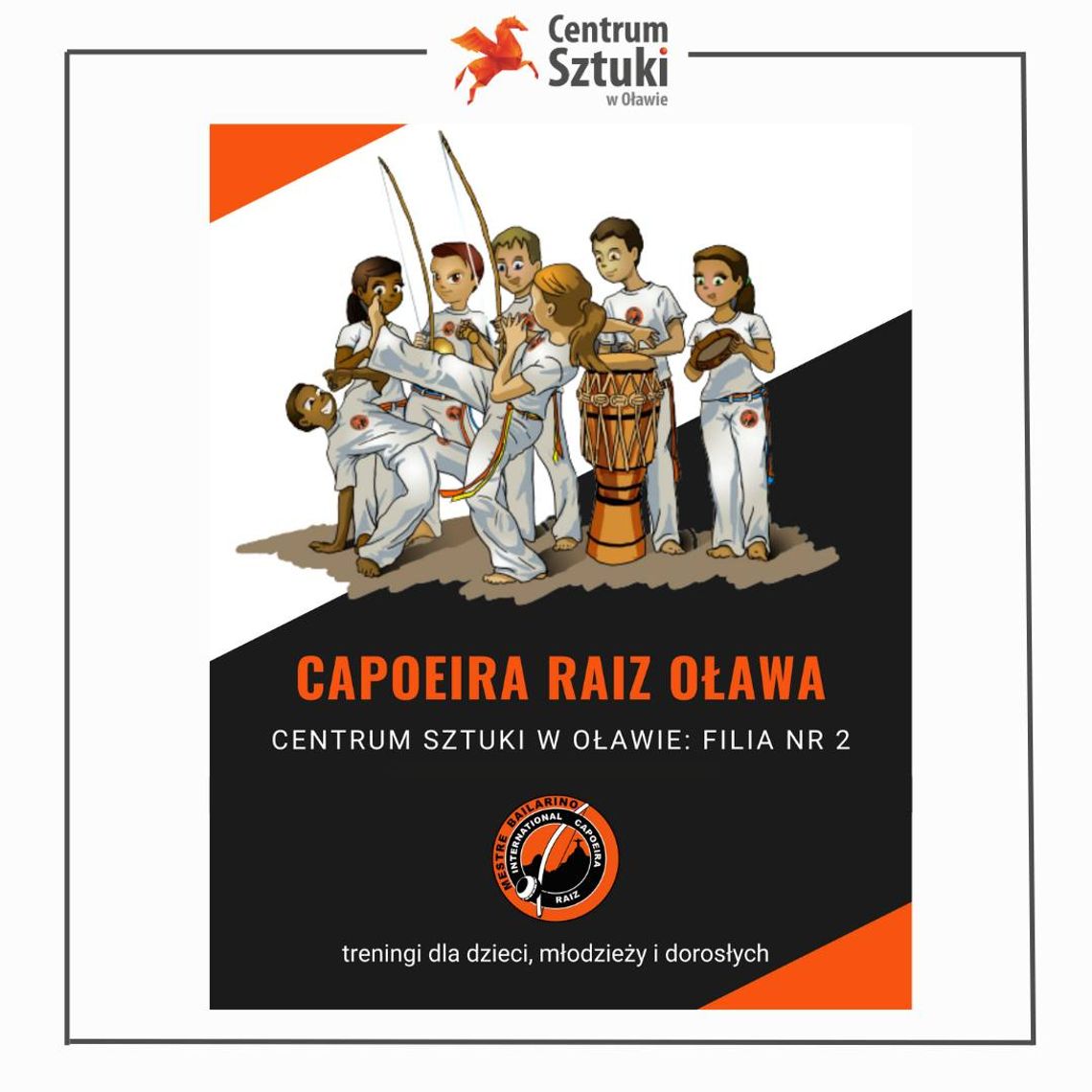 Oława. Pokaz capoeiry. Wstęp wolny