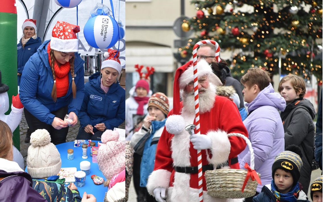 OŁAWA Rynek  - Jarmark Bożonarodzeniowy już się kręci (GALERIA)