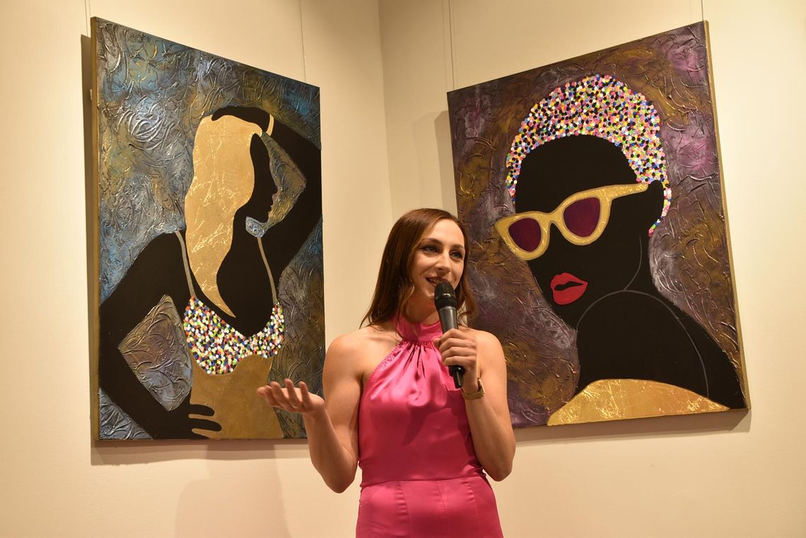 OŁAWA W galerii OKO tłok. To wernisaż prac Marty Skalik (GALERIA)