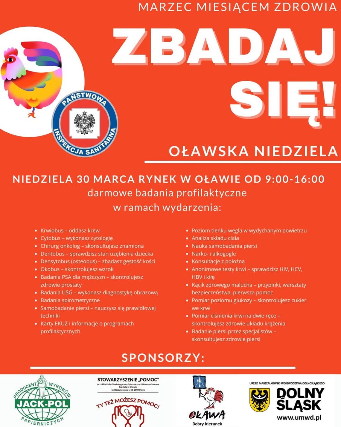 Oławska Niedziela zachęca: - Zbadaj się!
