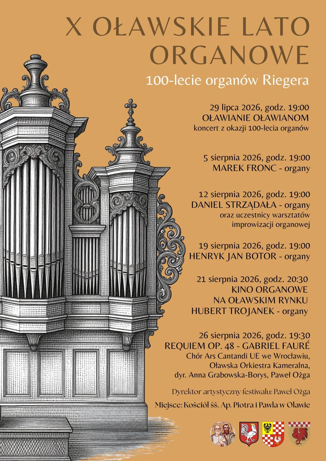 Oławskie Lato Organowe już wkrótce Oławskie Lato Organowe już wkrótce