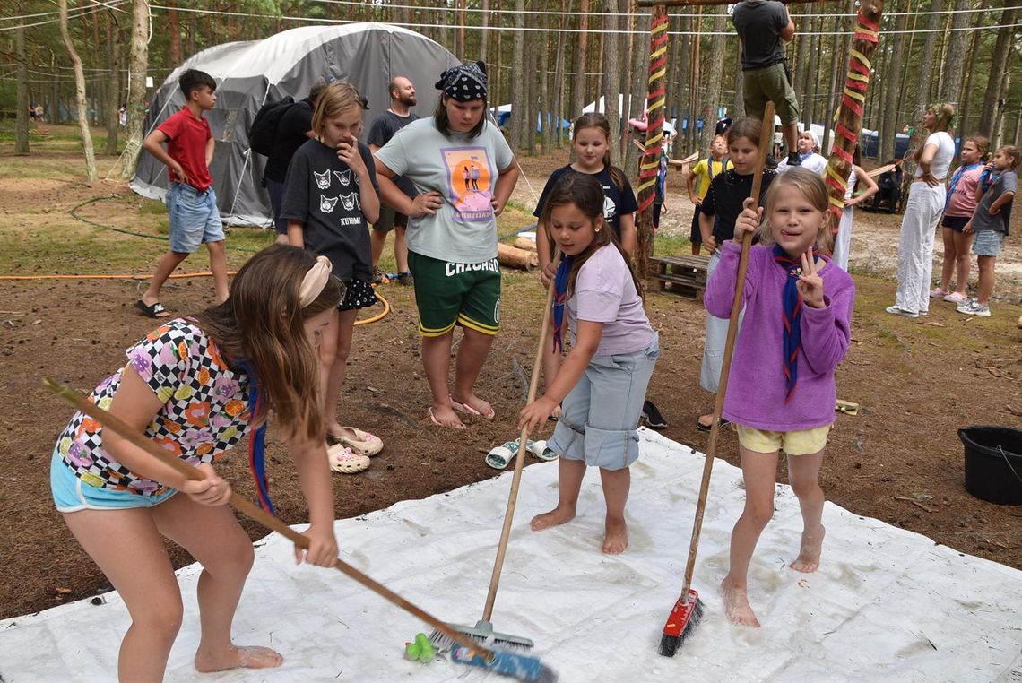 Olimpiada na obozie ZHP w Lubiatowie (GALERIA)