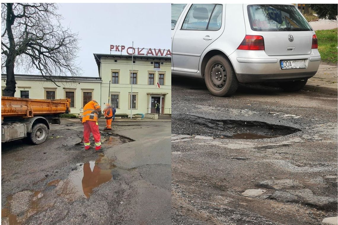 Oni serio łatali tu dziury zaledwie parę tygodni temu! Oni serio łatali tu dziury zaledwie parę tygodni temu!