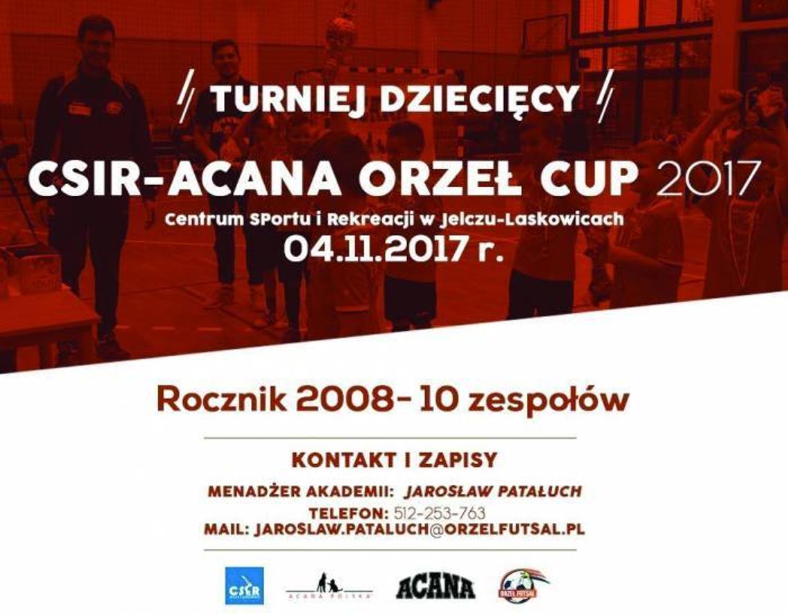 Orzełki znów powalczą w hali CSiR Orzełki znów powalczą w hali CSiR