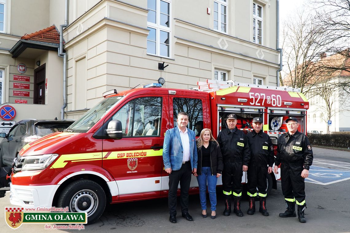 OSP Bolechów ma nowy samochód