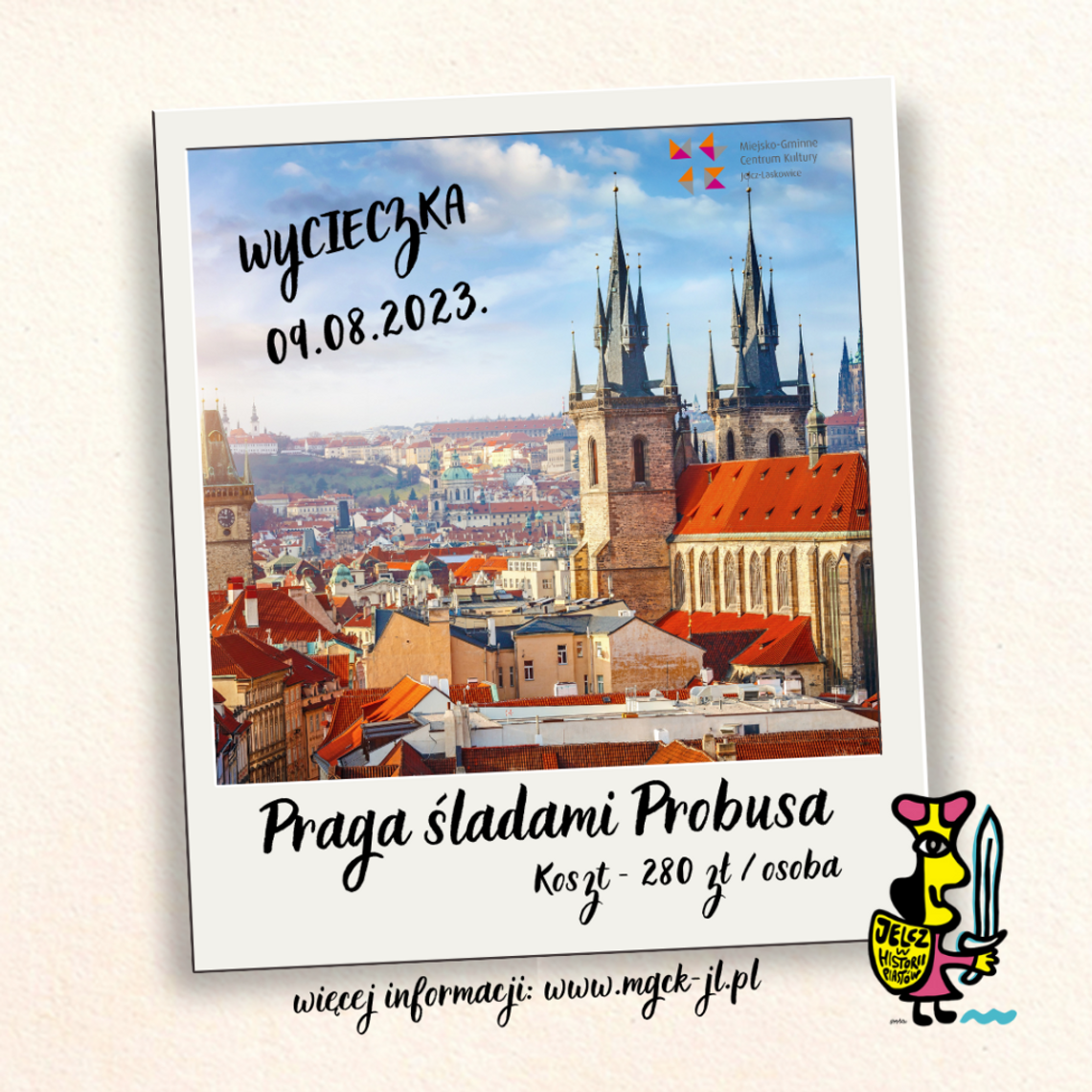 Ostatnie wolne miejsca na wycieczkę do Pragi Ostatnie wolne miejsca na wycieczkę do Pragi