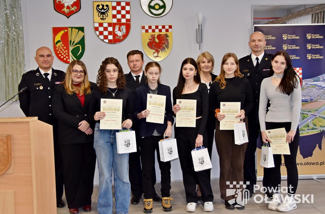 Oto laureaci etapu powiatowego Ogólnopolskiego Strażackiego Konkursu Plastycznego