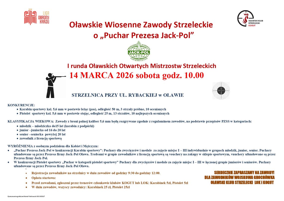Otwarte mistrzostwa strzeleckie o puchar prezesa Jack-Pol