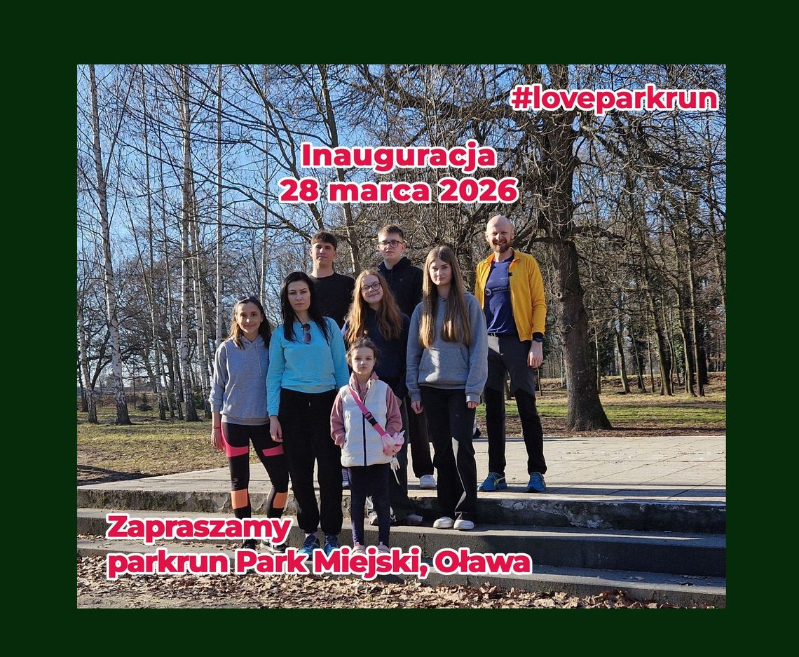 Parkrun Oława rusza 28 marca. Co to jest?
