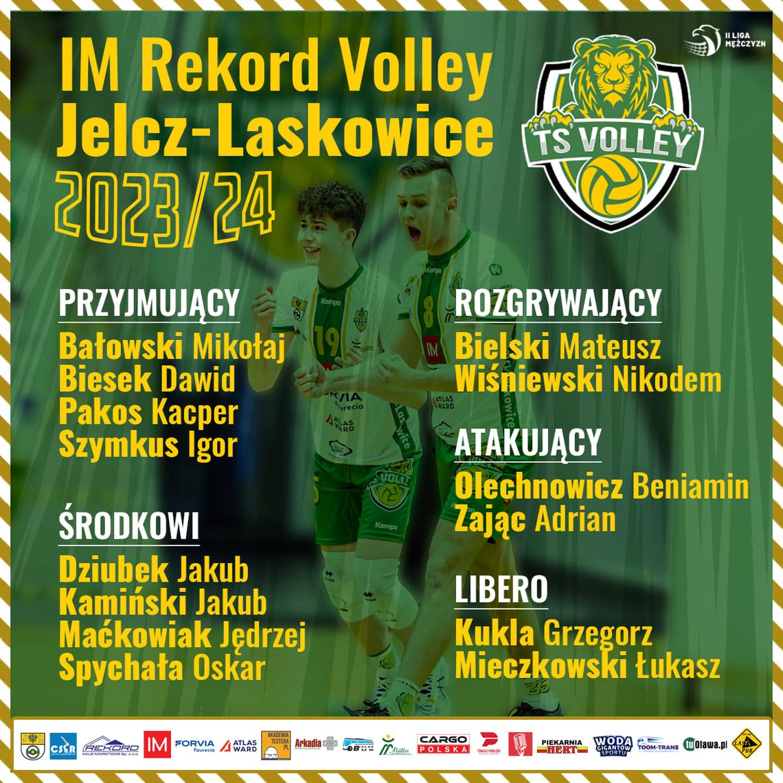 Pełna kadra "Volleya"