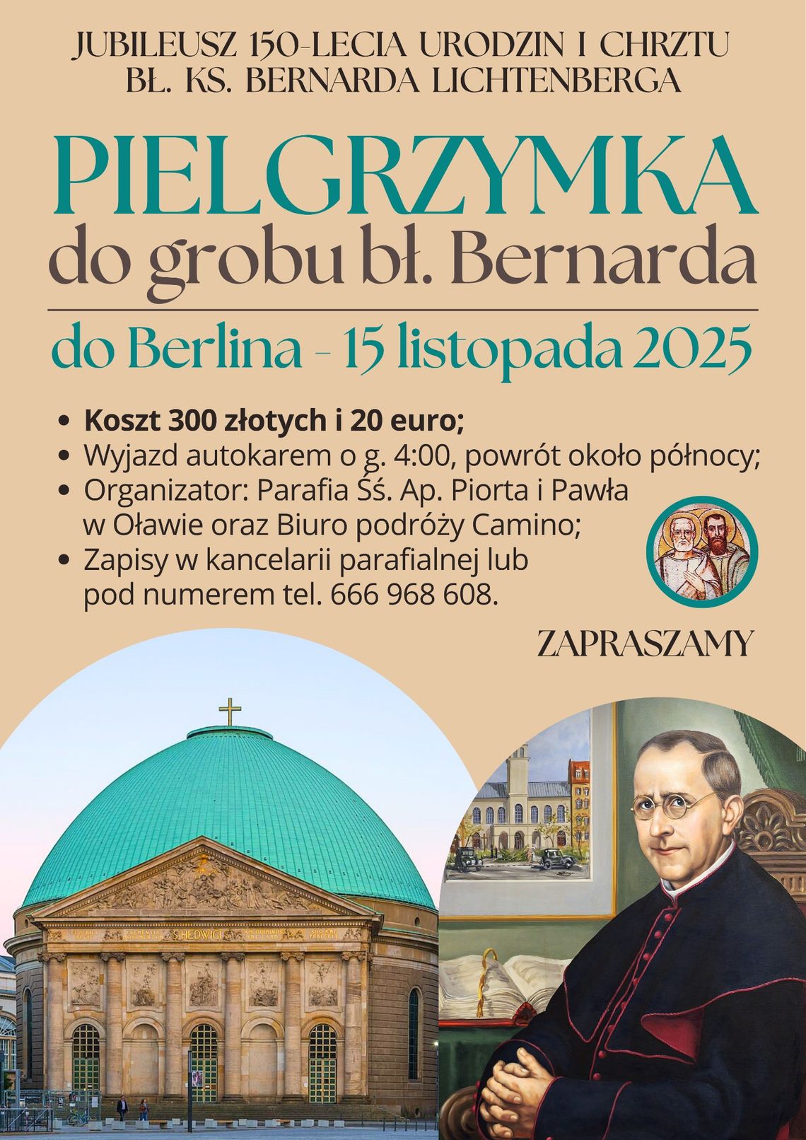 Pielgrzymka do grobu błogosławionego Oławianina Pielgrzymka do grobu błogosławionego Oławianina