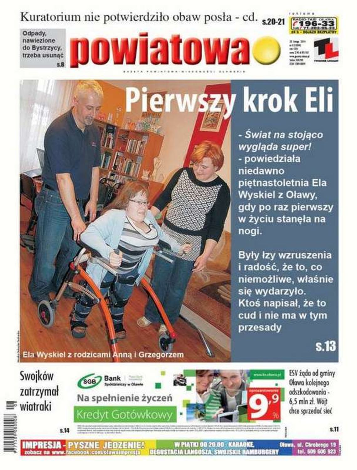 Pierwszy krok Eli