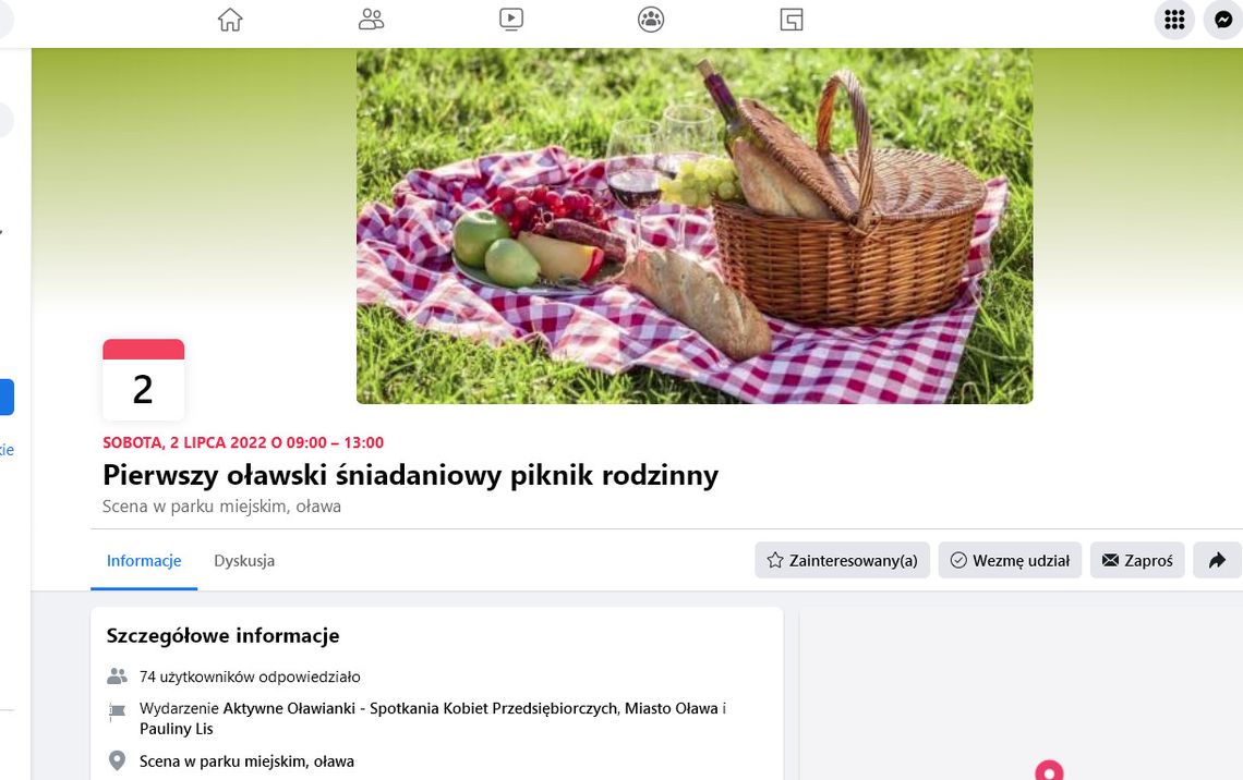 Pierwszy oławski śniadaniowy piknik rodzinny