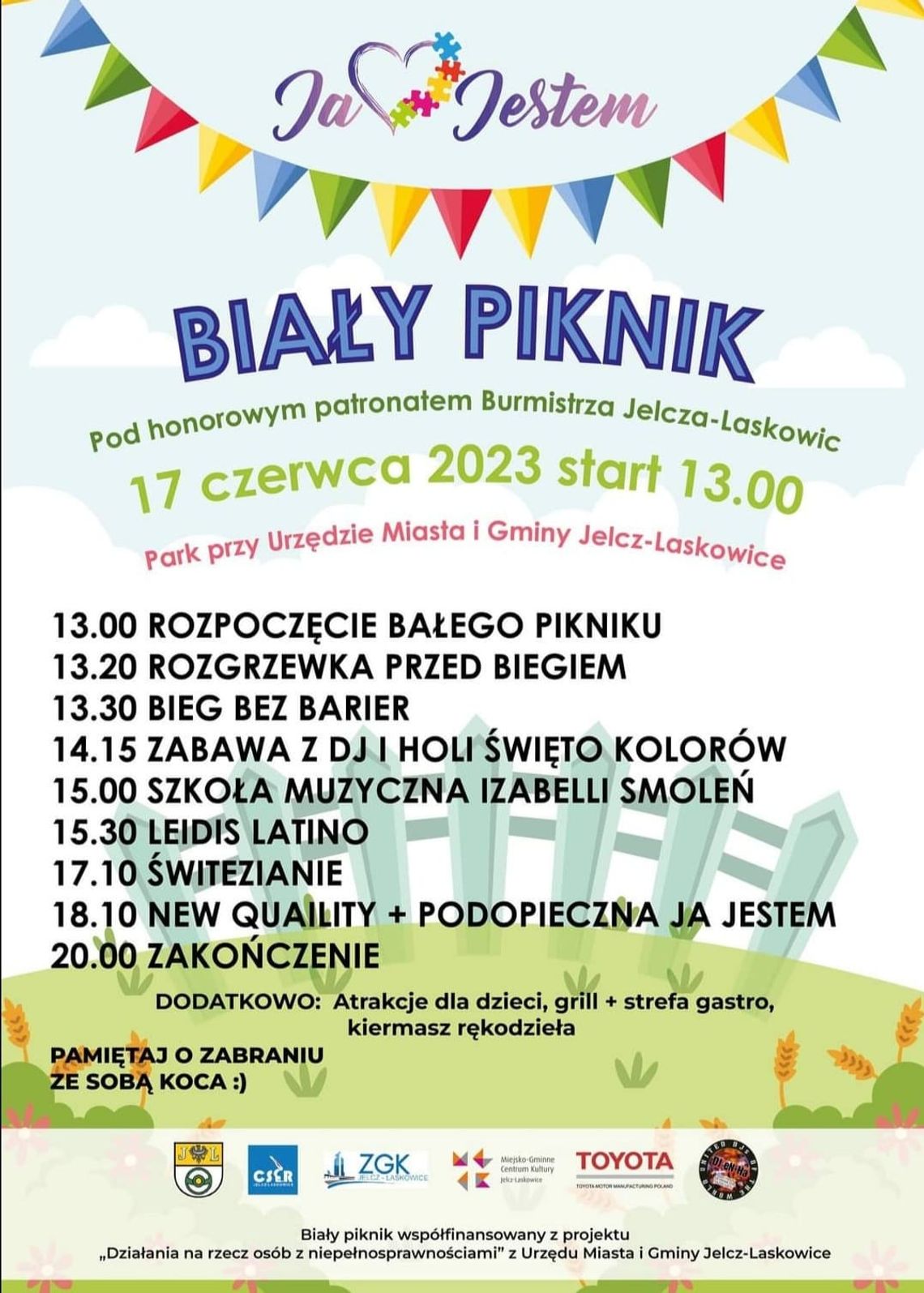 Piknik, festyn i festiwal kolorów