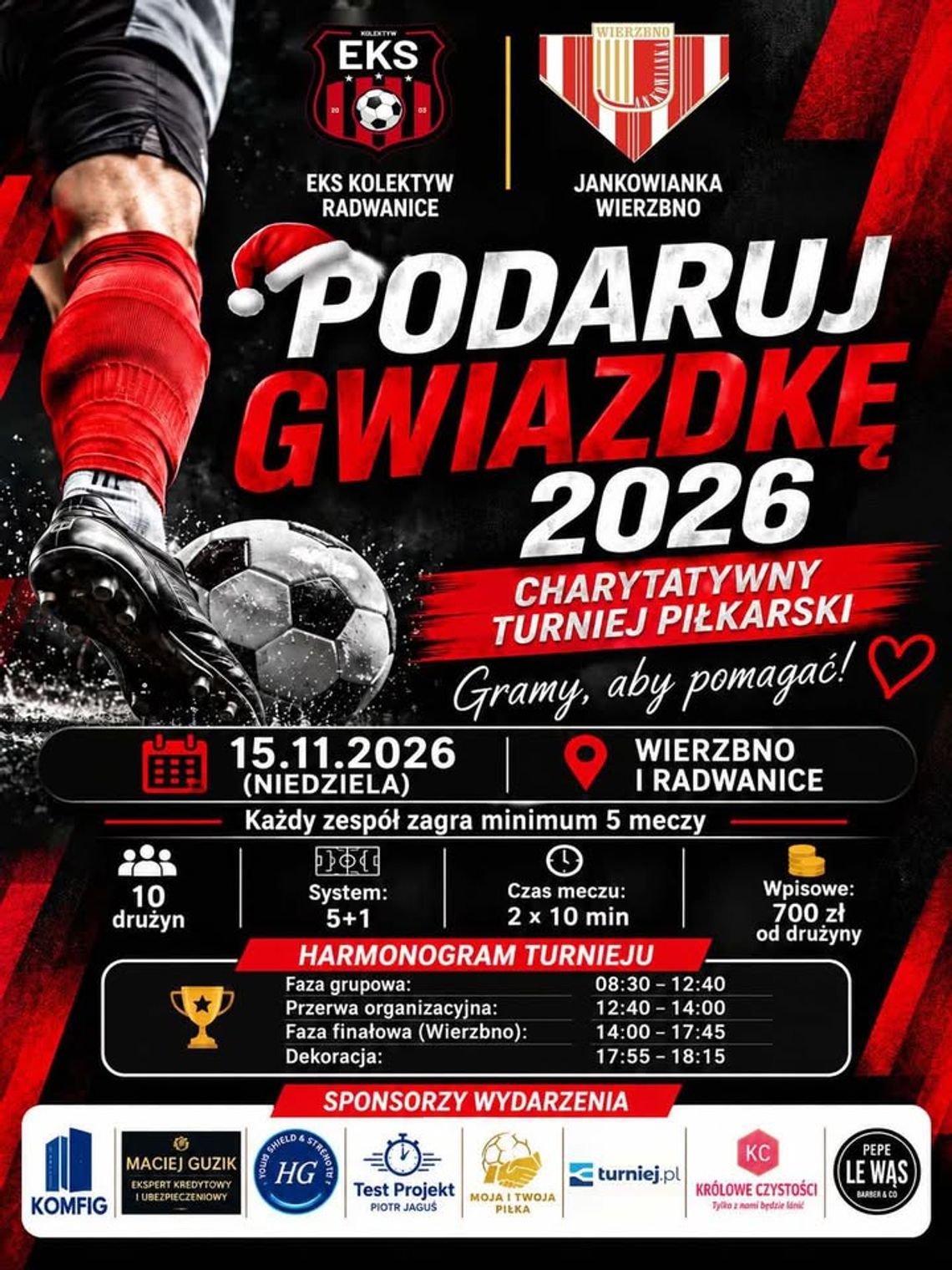 Piłkarskie emocje i wielkie serca. Nadchodzi charytatywny turniej „Podaruj Gwiazdkę 2026” Piłkarskie emocje i wielkie serca. Nadchodzi charytatywny turniej „Podaruj Gwiazdkę 2026”