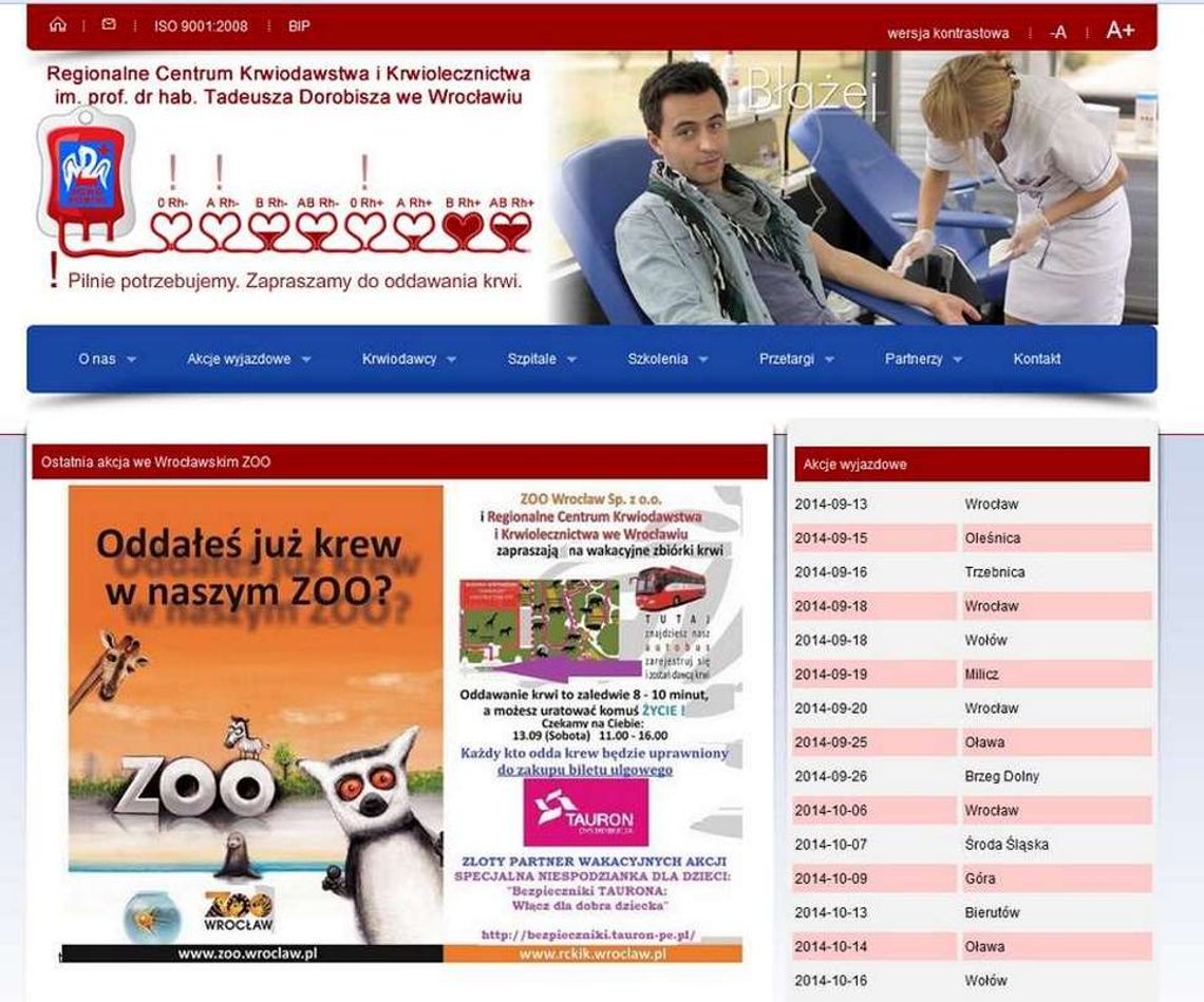 Pilnie potrzebna krew grupy 0 Rh+ Pilnie potrzebna krew grupy 0 Rh+