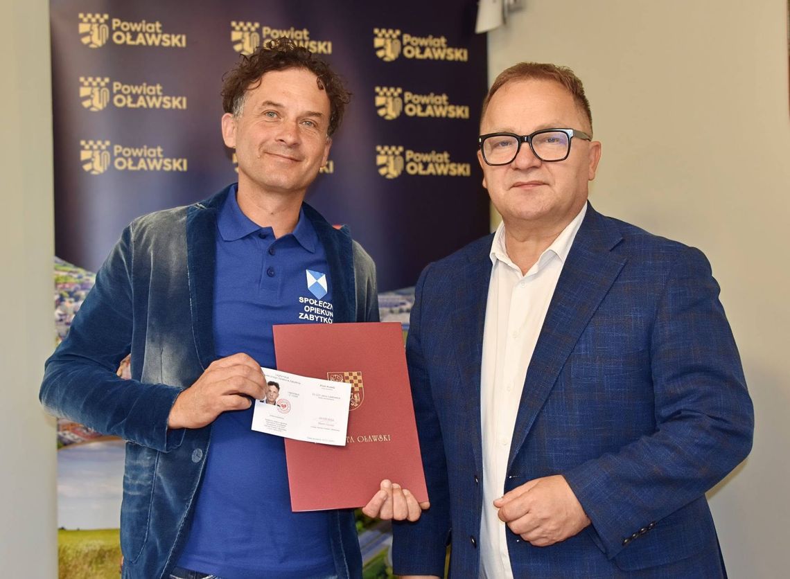 Piotr Kutela pierwszym w powiecie społecznym opiekunem zabytków Piotr Kutela pierwszym w powiecie społecznym opiekunem zabytków