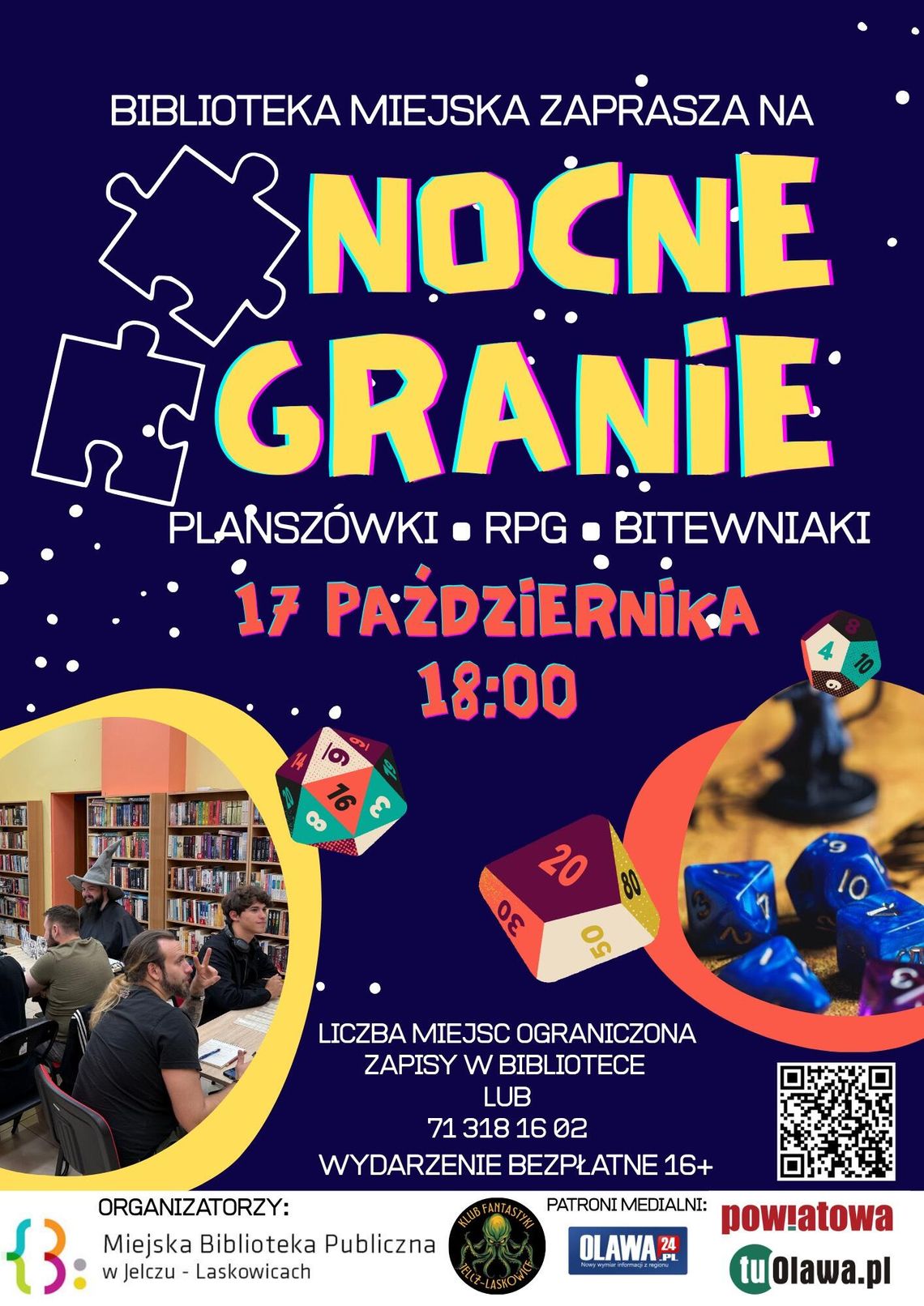 Planszówki pod osłoną nocy