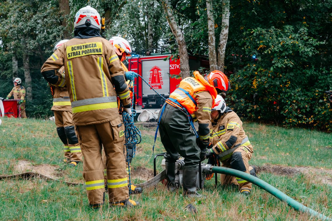 Płonął las... Na szczęście to tylko ćwiczenia [ZDJĘCIA]