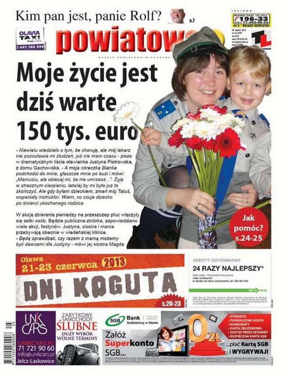 Płuca dla Justyny. Walka trwa Płuca dla Justyny. Walka trwa