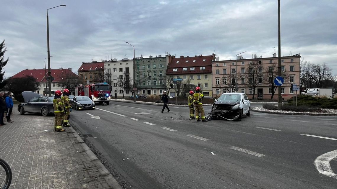 Po zderzeniu się aut wprowadzono ruch wahadłowy