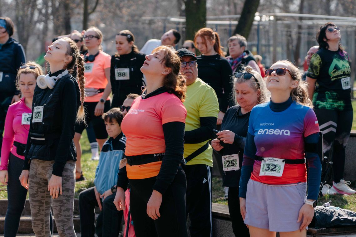 Zjęcie z pierwszej edycji biegu "Cztery Pory Roku" w Oławie